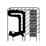 12001905B CORTECO Уплотняющее кольцо, дифференциал